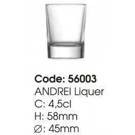 Pahar Andrei 4.5 cl