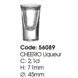 Pahar Cheerio 2.1 cl