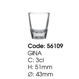 Pahar Gina 3 cl