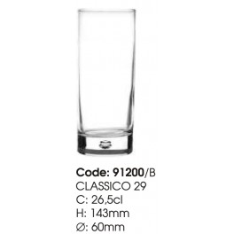 Pahar  Classico Bubble 26.5 cl